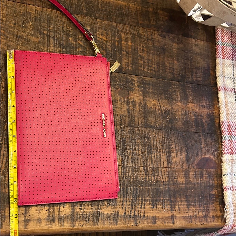 Michael Kors Pink skinny Clutch Wristlet